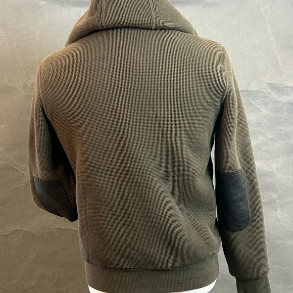 Men's Olive Hooded Sweater